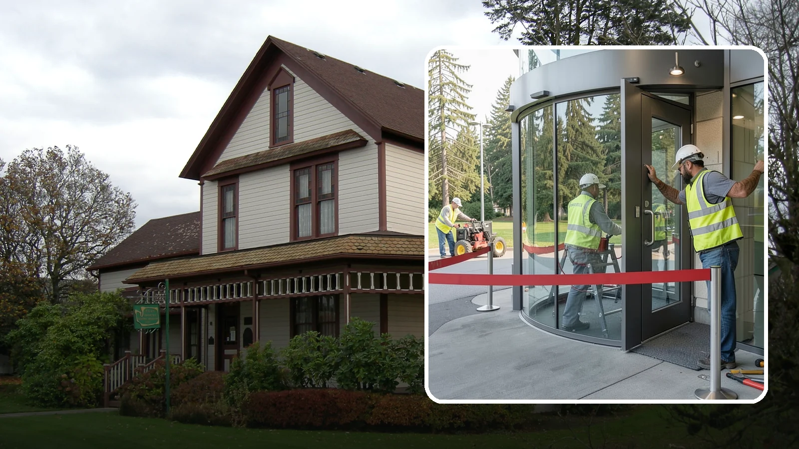 Door Repairs in Sumner, Pierce County, WA - Repair of exterior doors and hardware to maintain secure, accessible entrances at public buildings.