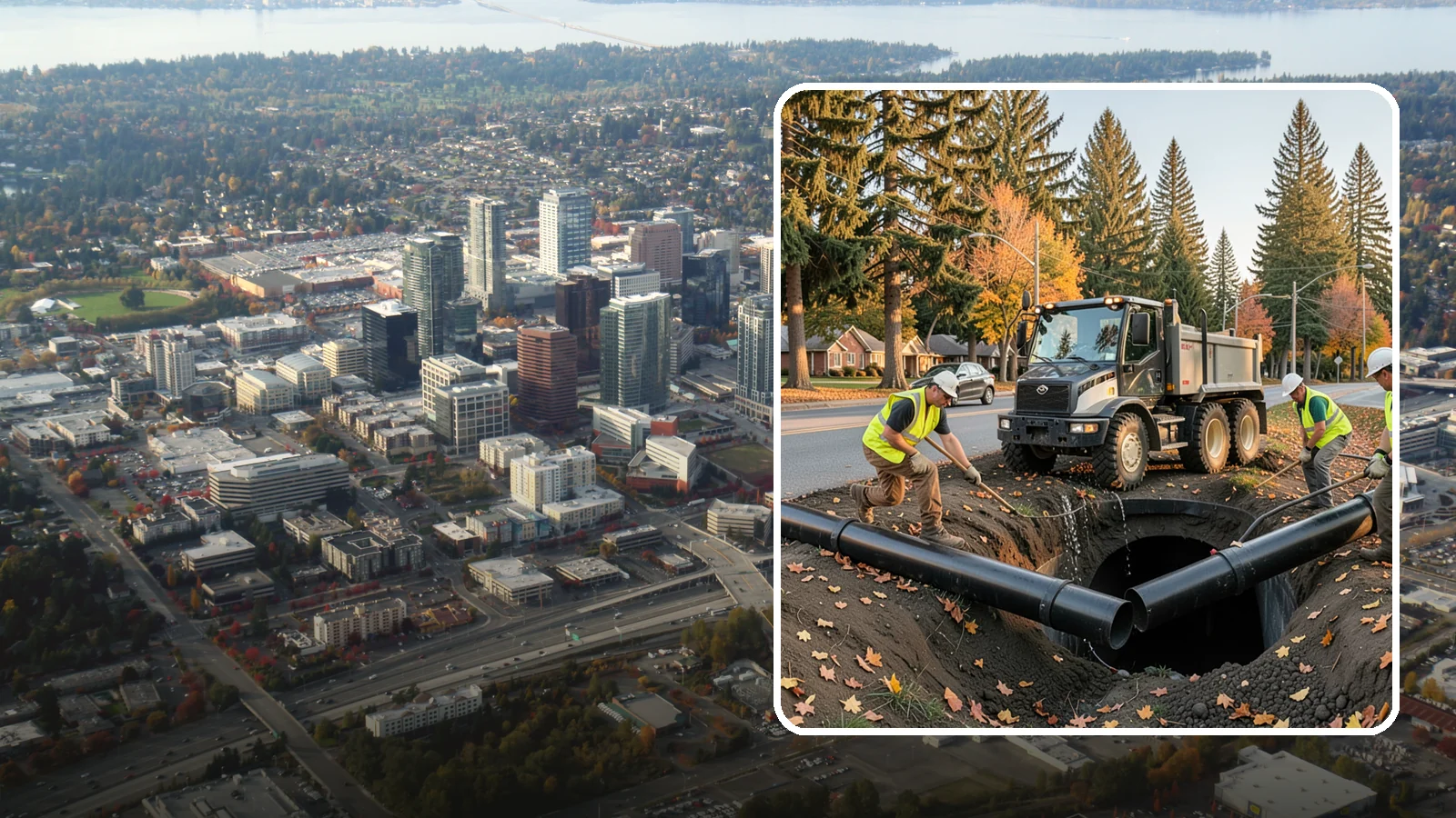 Drainage Improvements in Bellevue, King County, WA - Drainage improvement projects that correct chronic flooding and water-management deficiencies on public property.