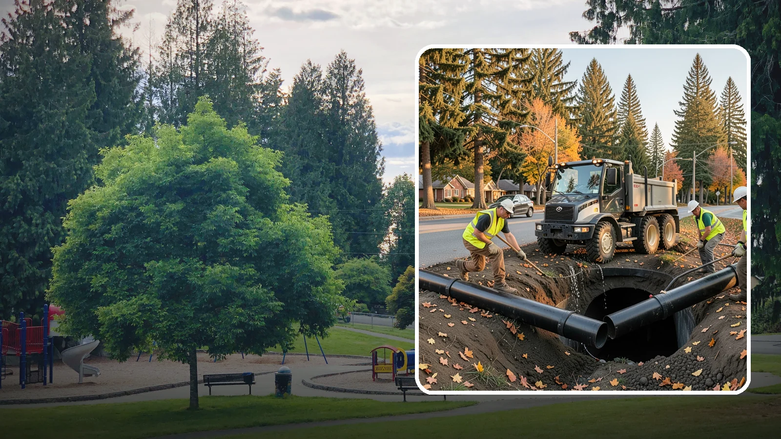 Drainage Improvements in Bonney Lake, Pierce County, WA - Drainage improvement projects that correct chronic flooding and water-management deficiencies on public property.