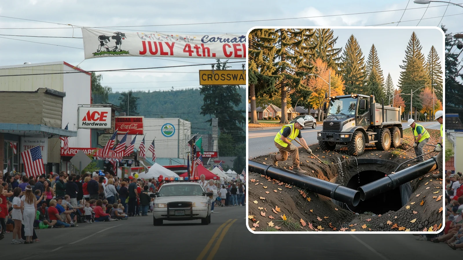 Drainage Improvements in Carnation, King County, WA - Drainage improvement projects that correct chronic flooding and water-management deficiencies on public property.