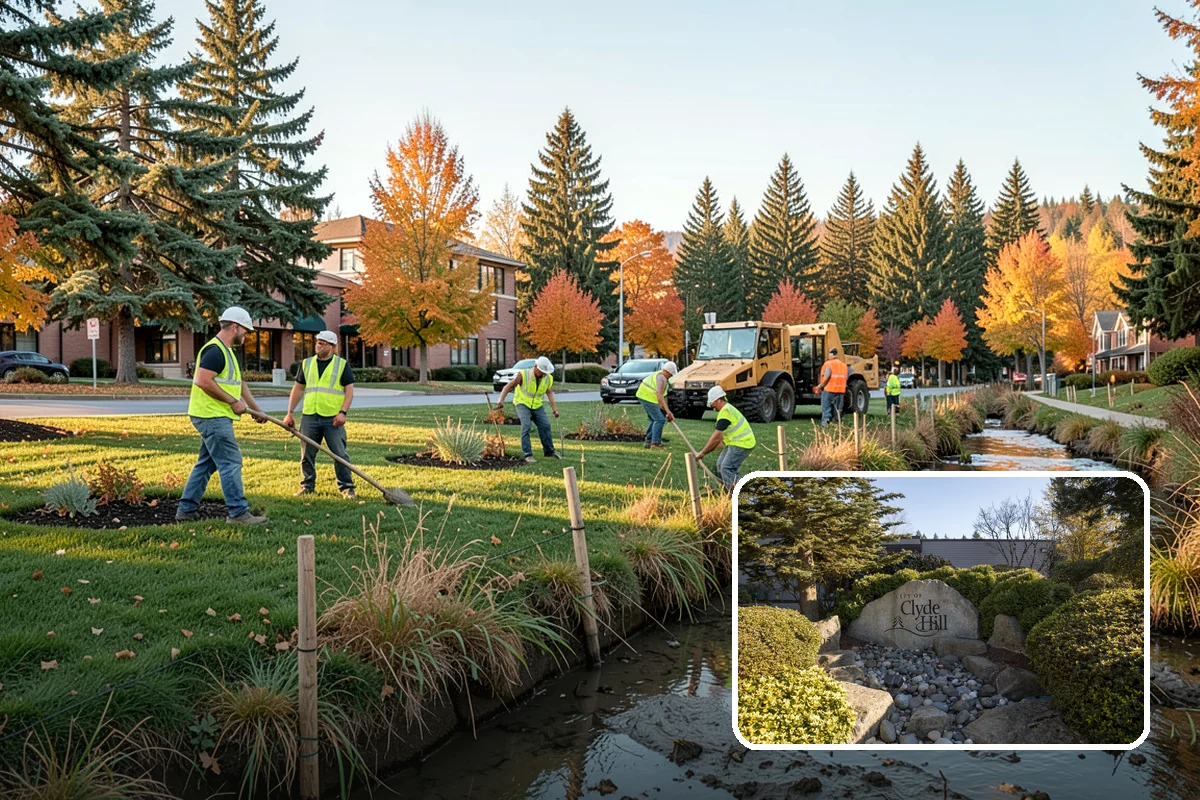 Drainage Improvements in Clyde Hill, King County, WA - Resolves chronic flooding and standing-water complaints