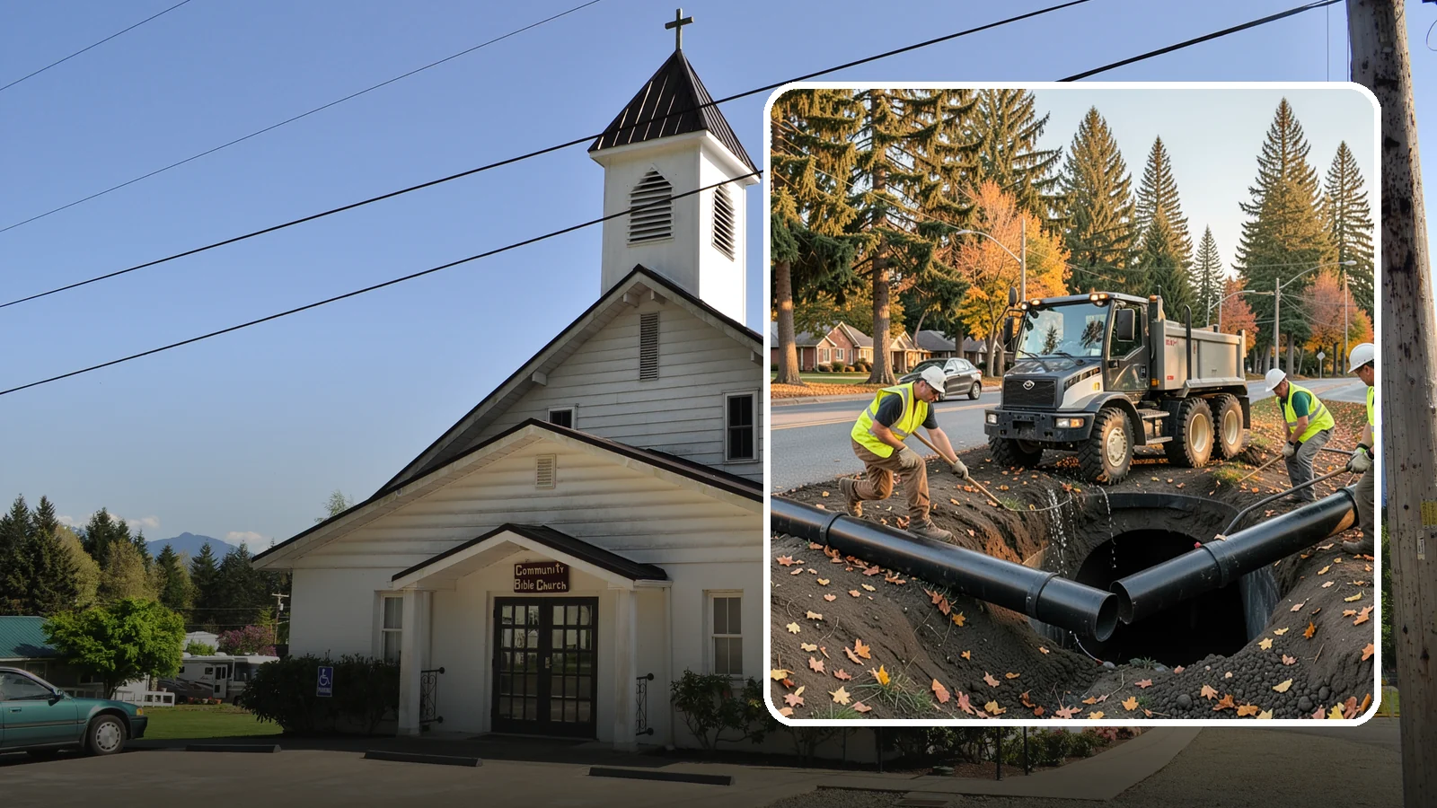 Drainage Improvements in Concrete, Skagit County, WA - Drainage improvement projects that correct chronic flooding and water-management deficiencies on public property.