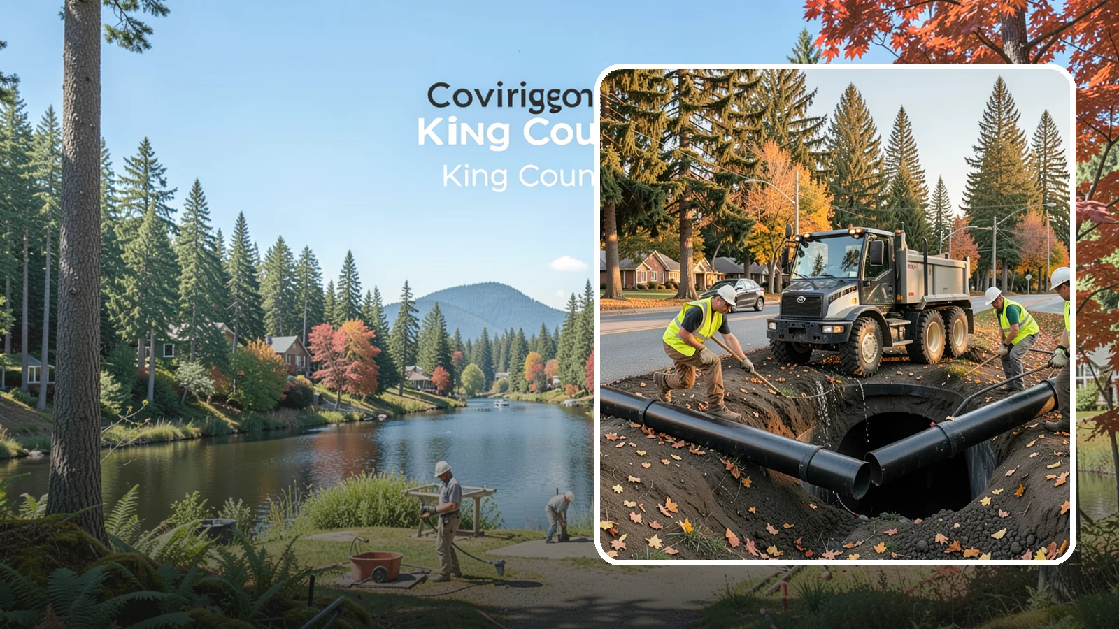 Drainage Improvements in Covington, King County, WA - Drainage improvement projects that correct chronic flooding and water-management deficiencies on public property.