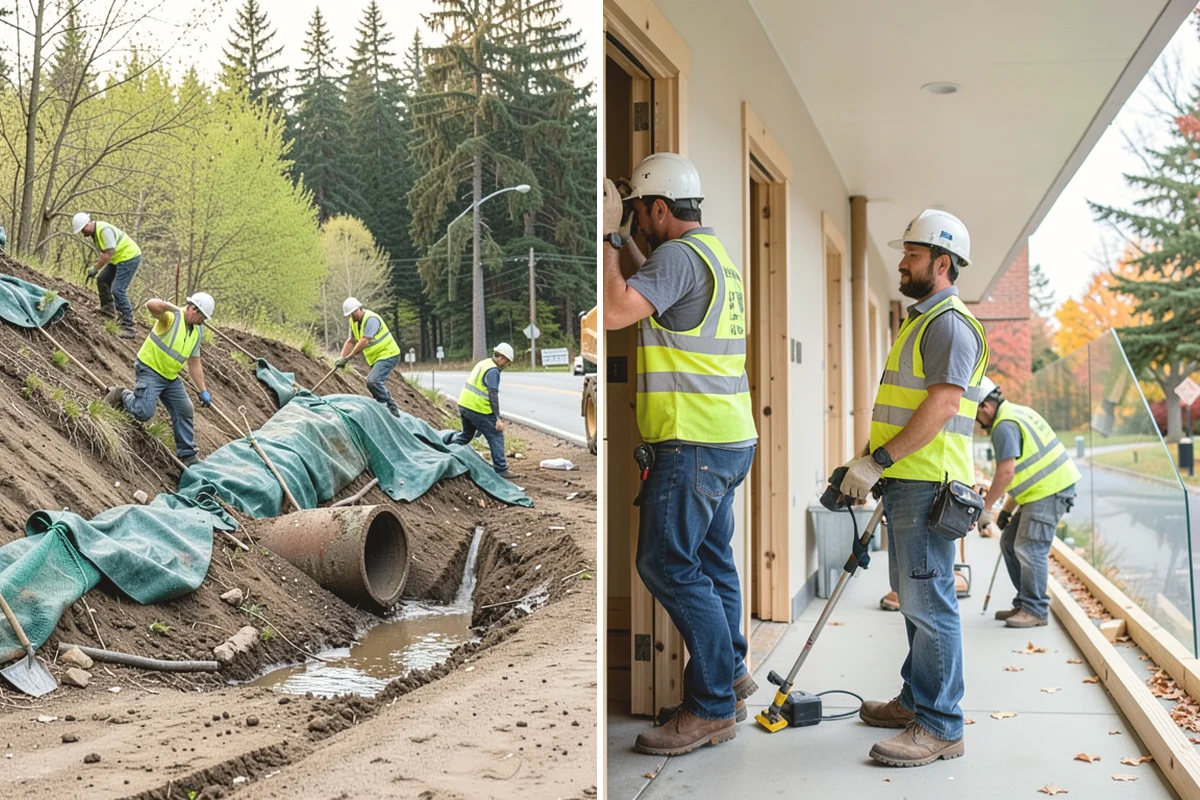Drainage Improvements in Duvall, King County, WA - Investigate the drainage problem and evaluate improvement options