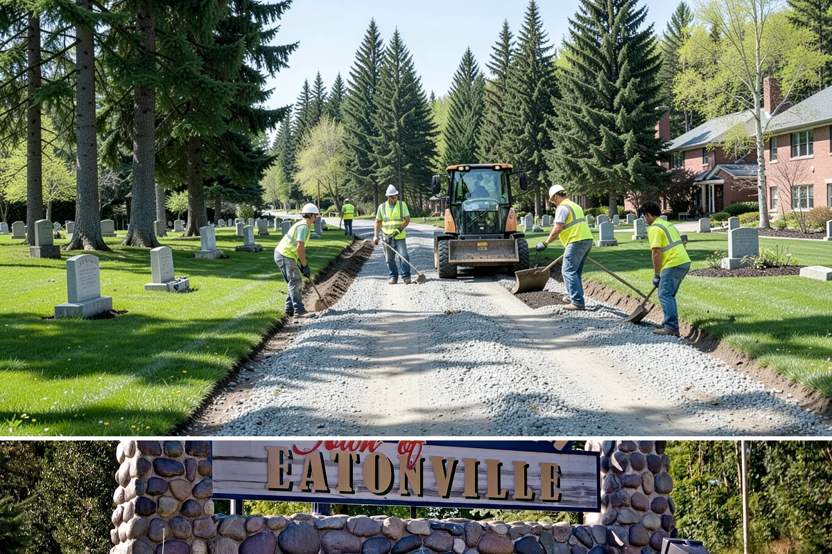 Drainage Improvements in Eatonville, Pierce County, WA - Drainage construction is scheduled in the dry season to manage excavation and erosion, with completion targeted before the fall...