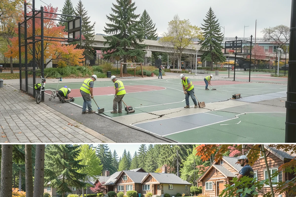 Drainage Improvements in Edgewood, Pierce County, WA - Drainage construction is scheduled in the dry season to manage excavation and erosion, with completion targeted before the fall...