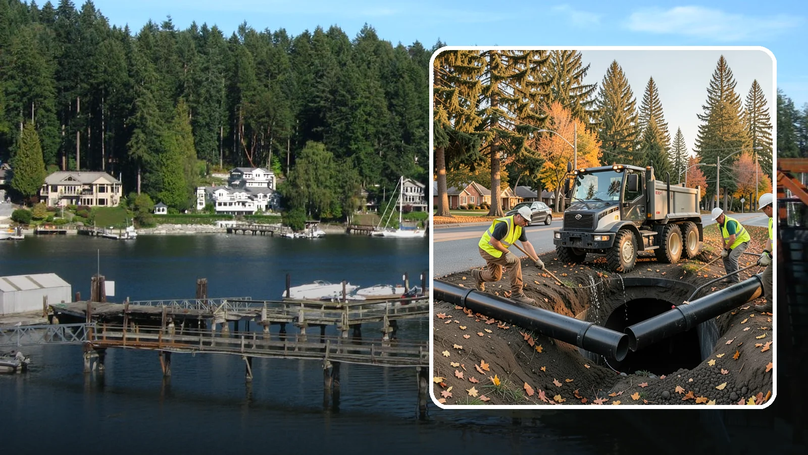 Drainage Improvements in Gig Harbor, Pierce County, WA - Drainage improvement projects that correct chronic flooding and water-management deficiencies on public property.