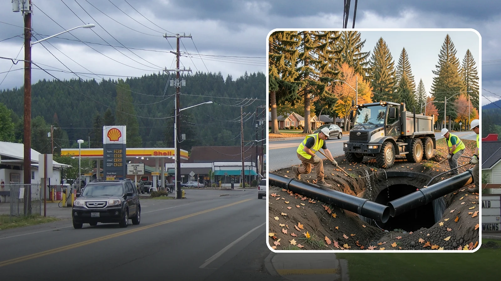 Drainage Improvements in Granite Falls, Snohomish County, WA - Drainage improvement projects that correct chronic flooding and water-management deficiencies on public property.