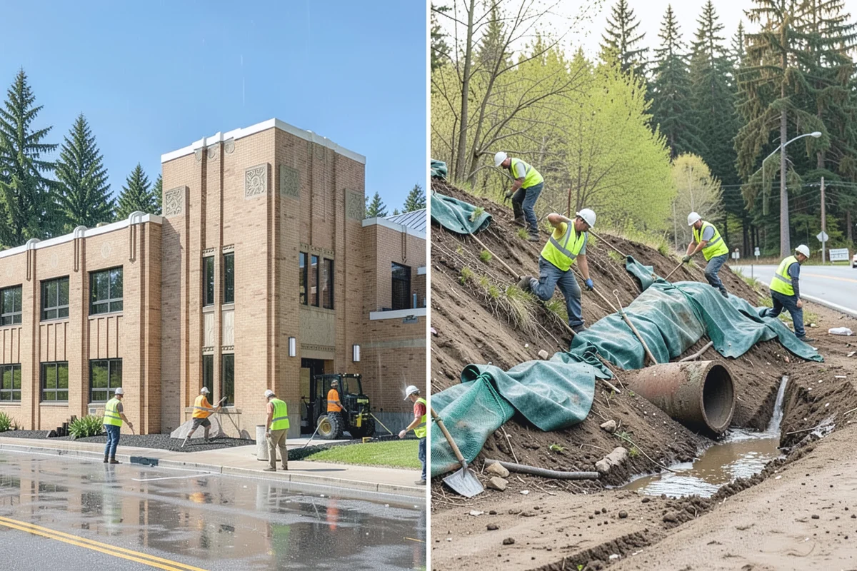 Drainage Improvements in Hamilton, Skagit County, WA - Investigate the drainage problem and evaluate improvement options