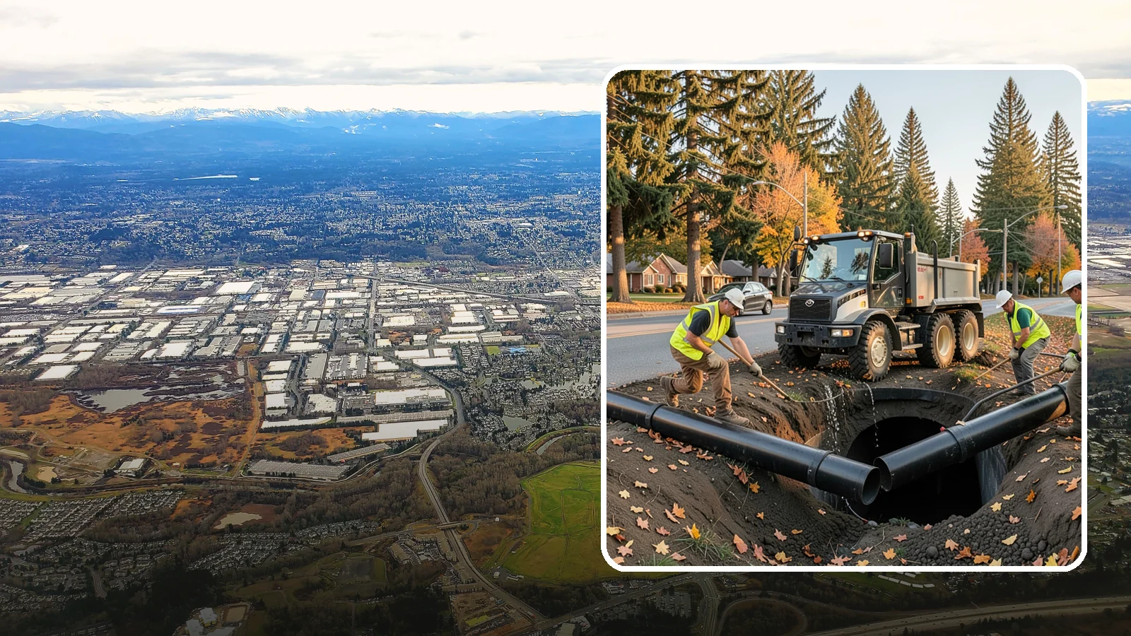 Drainage Improvements in Kent, King County, WA - Drainage improvement projects that correct chronic flooding and water-management deficiencies on public property.