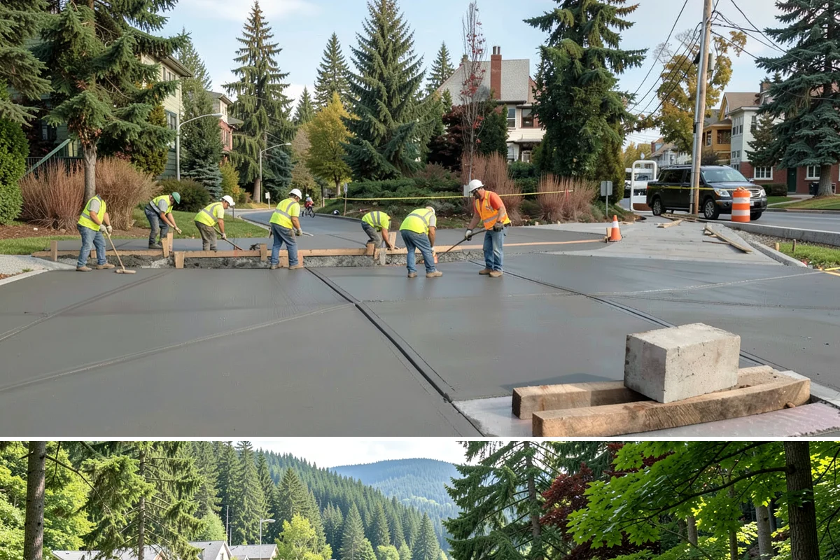 Drainage Improvements in Lake Forest Park, King County, WA - Drainage construction is scheduled in the dry season to manage excavation and erosion, with completion targeted before the fall...