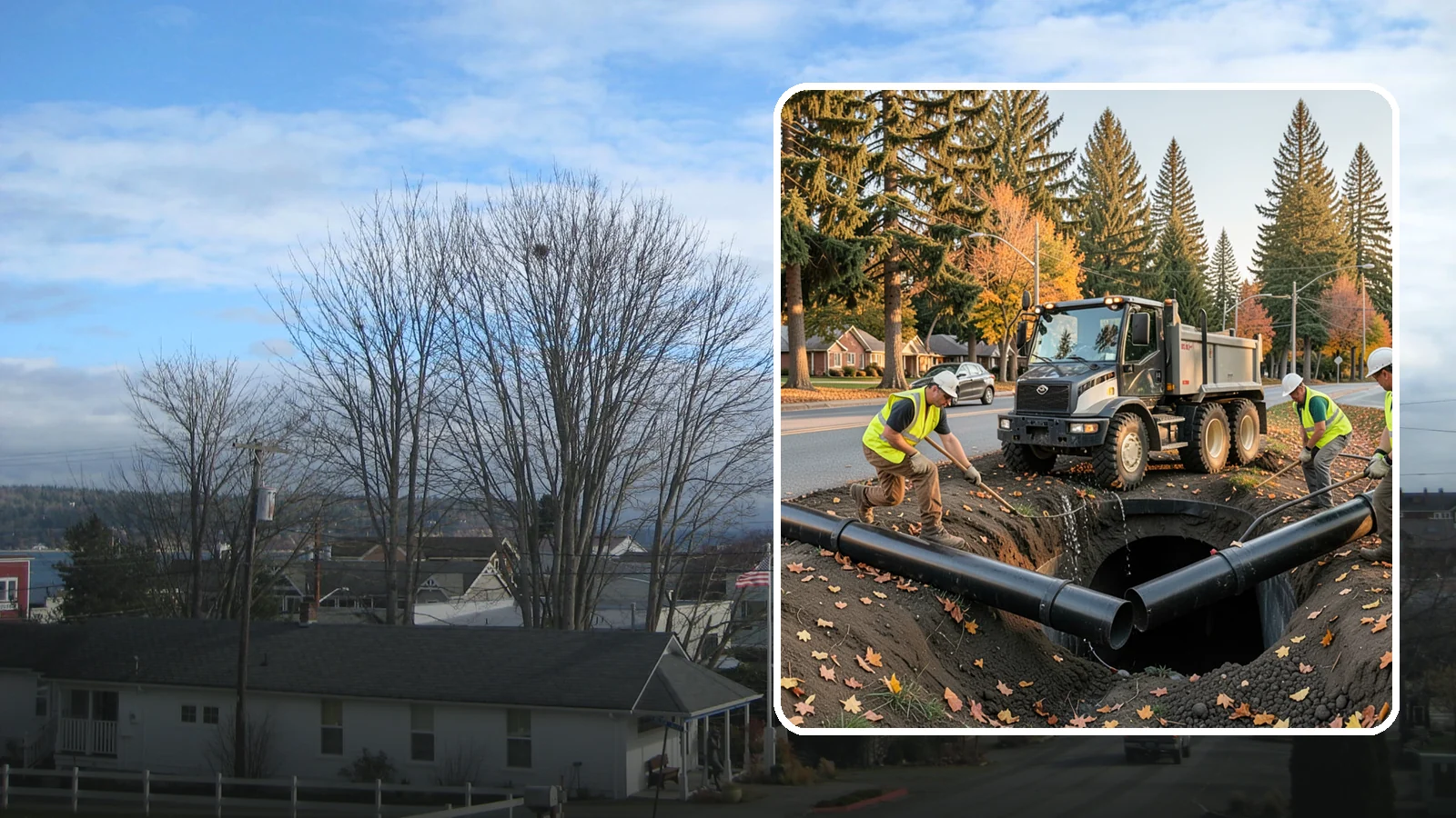 Drainage Improvements in Langley, Island County, WA - Drainage improvement projects that correct chronic flooding and water-management deficiencies on public property.