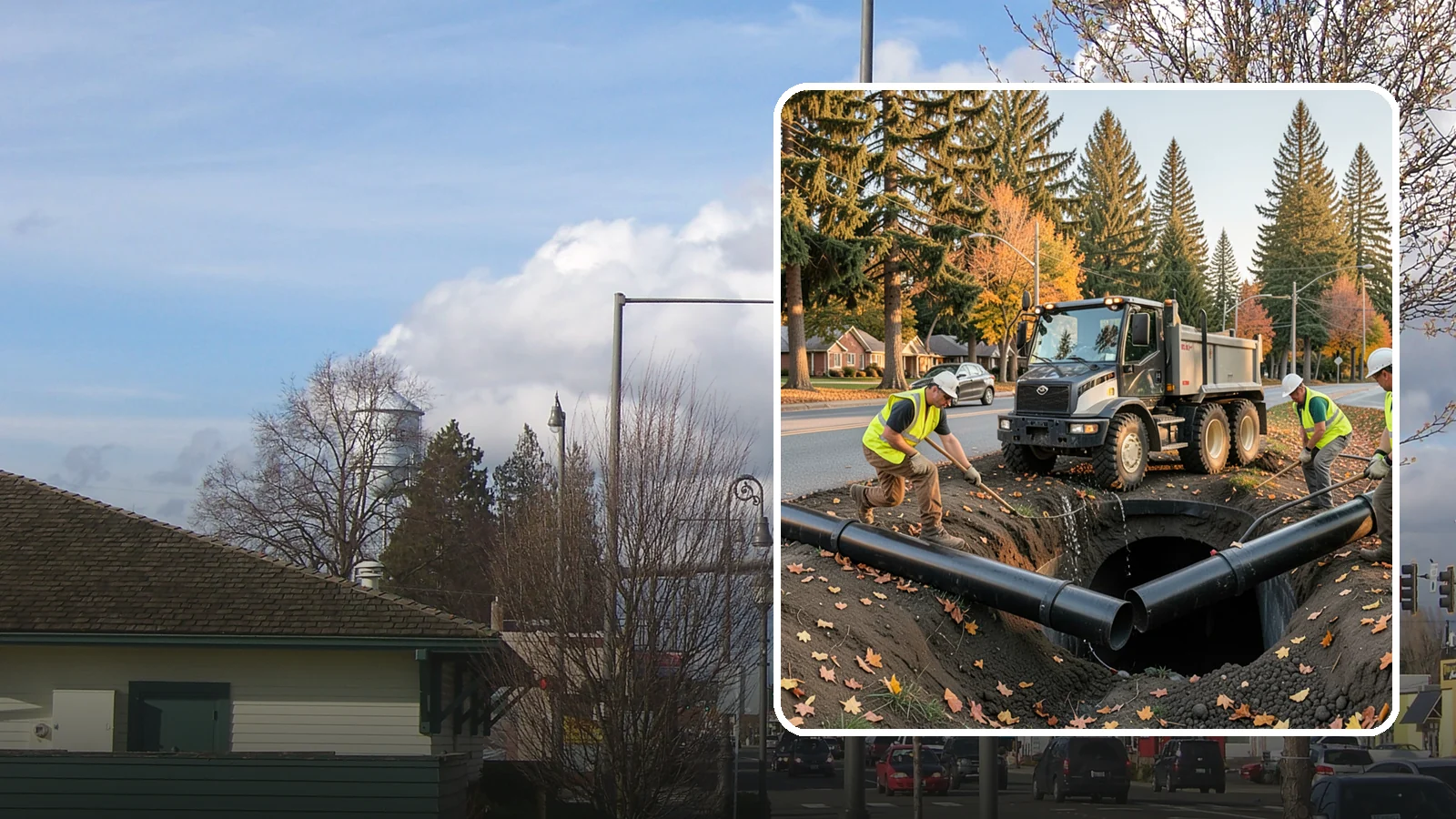 Drainage Improvements in Marysville, Snohomish County, WA - Drainage improvement projects that correct chronic flooding and water-management deficiencies on public property.