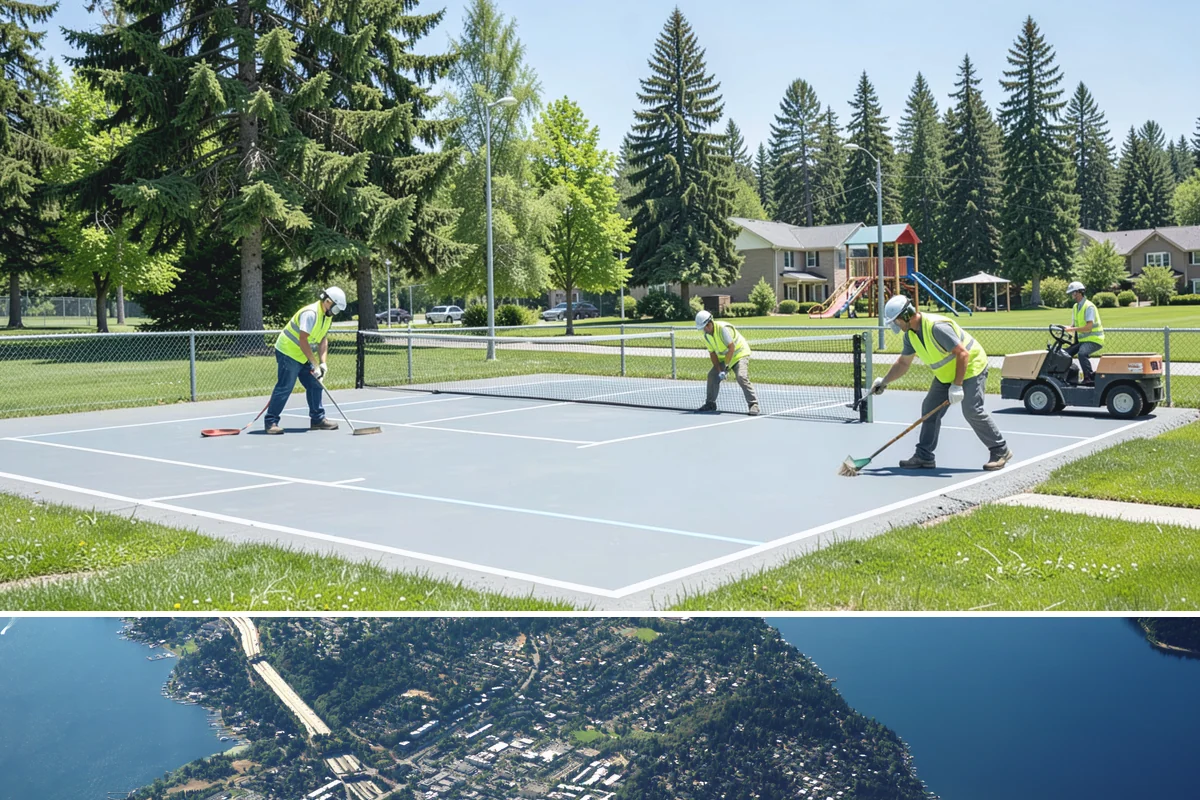Drainage Improvements in Mercer Island, King County, WA - Drainage construction is scheduled in the dry season to manage excavation and erosion, with completion targeted before the fall...