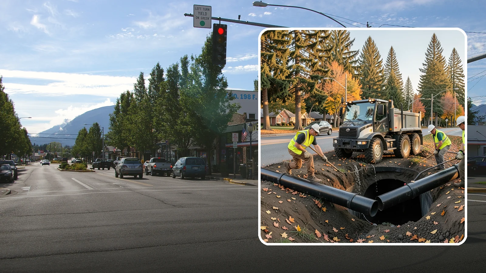 Drainage Improvements in North Bend, King County, WA - Drainage improvement projects that correct chronic flooding and water-management deficiencies on public property.