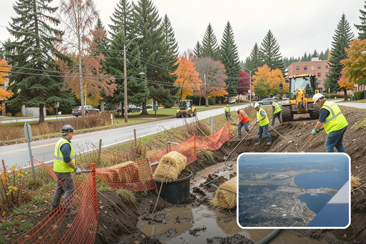 Drainage Improvements in Oak Harbor, Island County, WA - Resolves chronic flooding and standing-water complaints