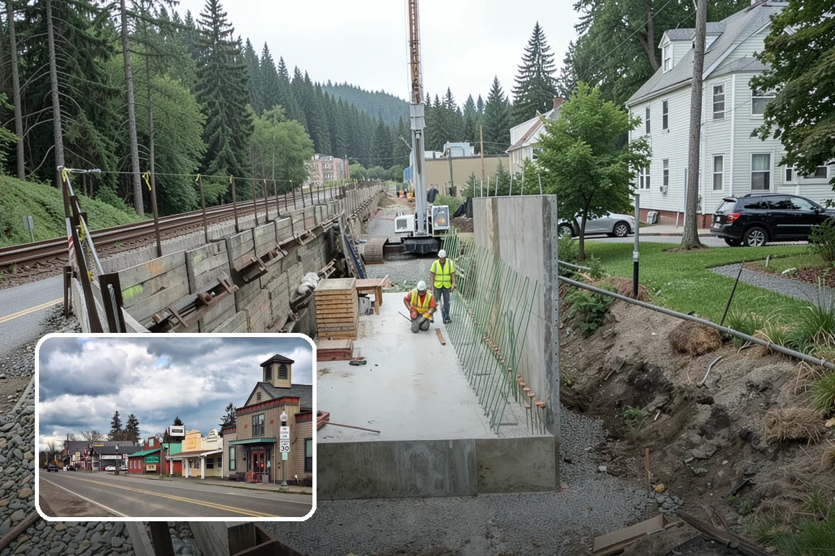 Drainage Improvements in Roy, Pierce County, WA - Resolves chronic flooding and standing-water complaints