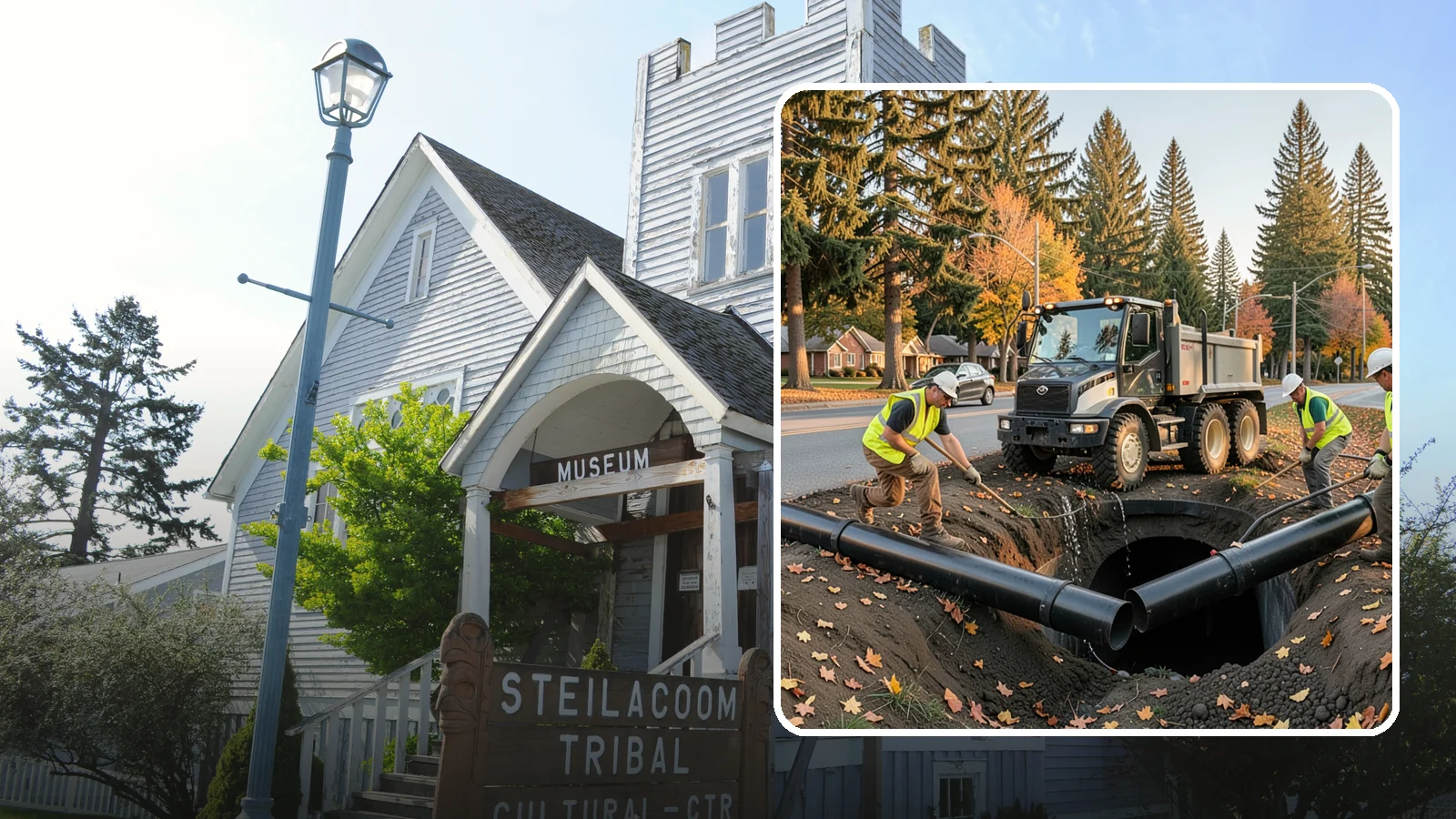 Drainage Improvements in Steilacoom, Pierce County, WA - Drainage improvement projects that correct chronic flooding and water-management deficiencies on public property.