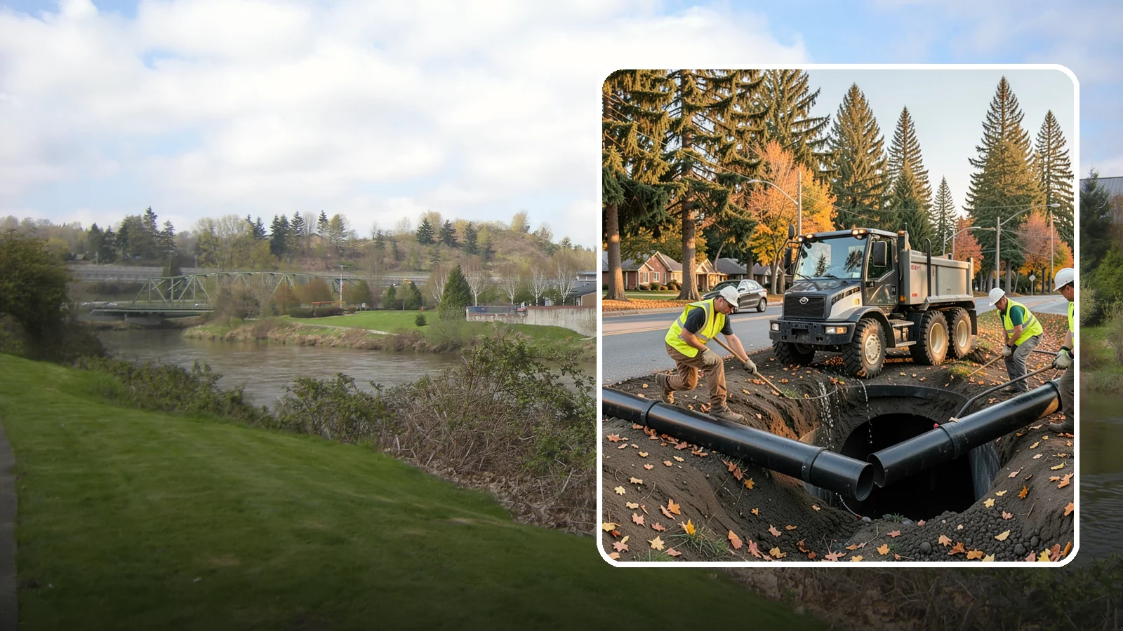 Drainage Improvements in Tukwila, King County, WA - Drainage improvement projects that correct chronic flooding and water-management deficiencies on public property.