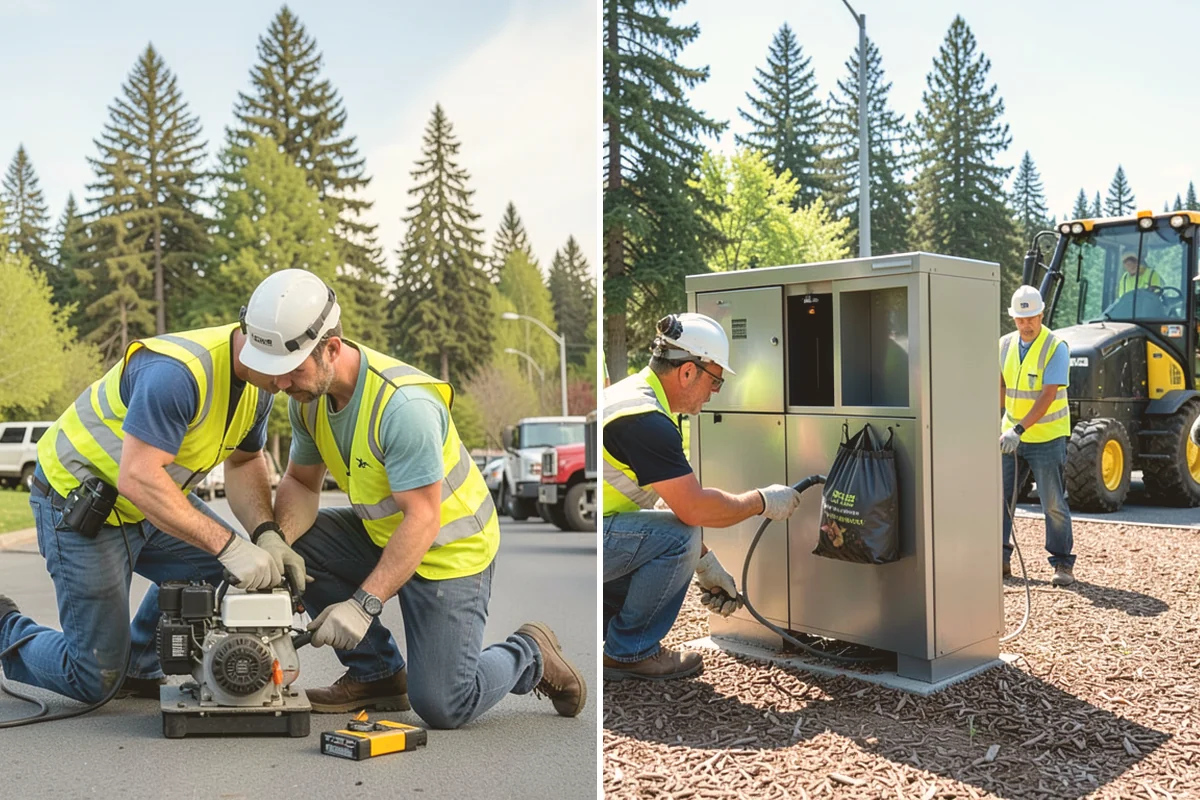 Drinking Fountain Installation in Bellevue, King County, WA - Confirm fixture model, ADA configuration, and utility points