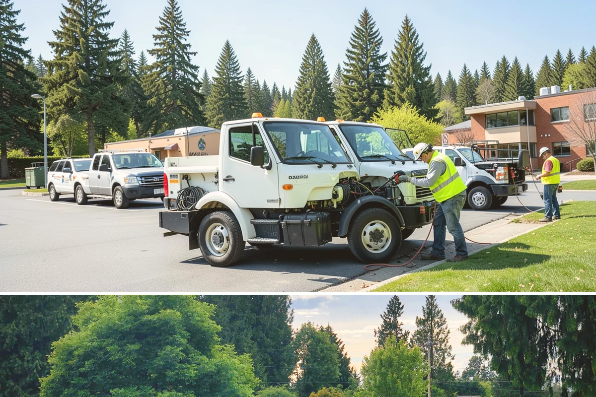 Drinking Fountain Installation in Bonney Lake, Pierce County, WA - Supply-line and pad work is best performed in drier months, and freeze-protection details are prioritized before the winter...