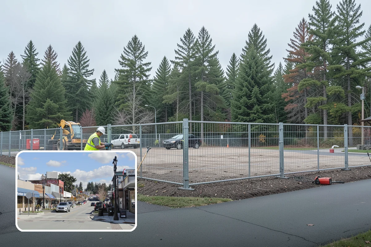 Drinking Fountain Installation in Bothell, King County, WA - ADA hi-lo and bottle-filler compliance for public access