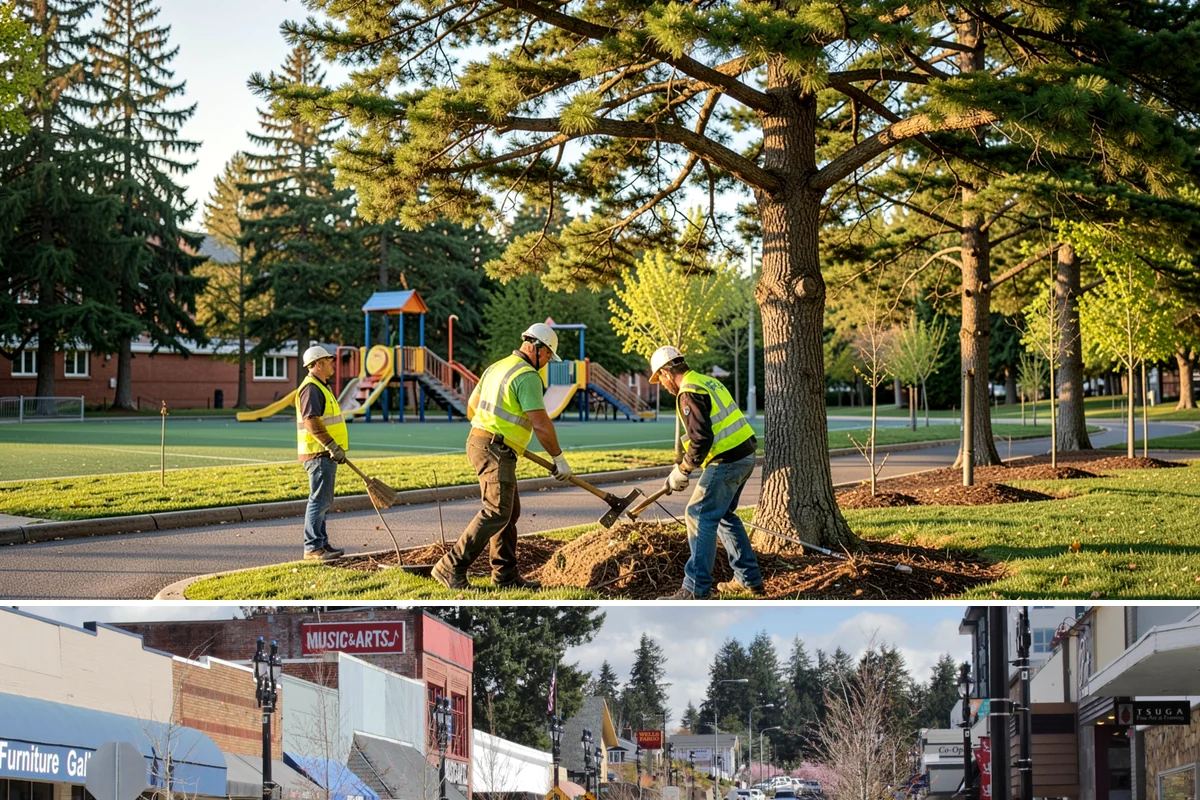 Drinking Fountain Installation in Bothell, King County, WA - Supply-line and pad work is best performed in drier months, and freeze-protection details are prioritized before the winter...