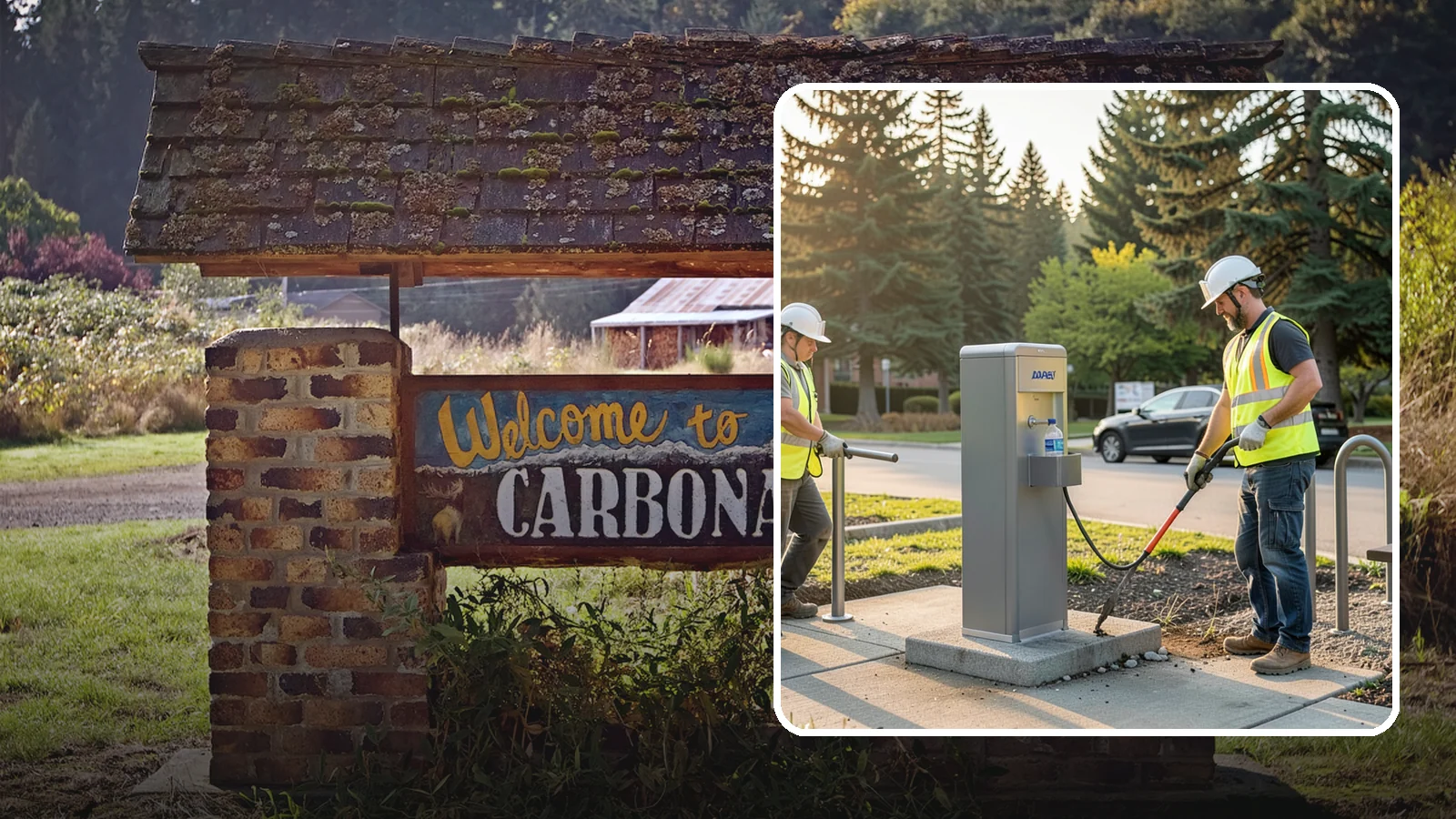 Drinking Fountain Installation in Carbonado, Pierce County, WA - We install ADA-accessible drinking fountains with bottle fillers and, where needed, freeze protection.