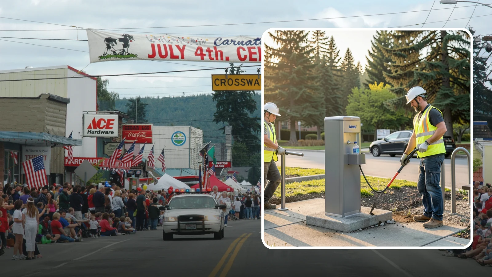 Drinking Fountain Installation in Carnation, King County, WA - We install ADA-accessible drinking fountains with bottle fillers and, where needed, freeze protection.
