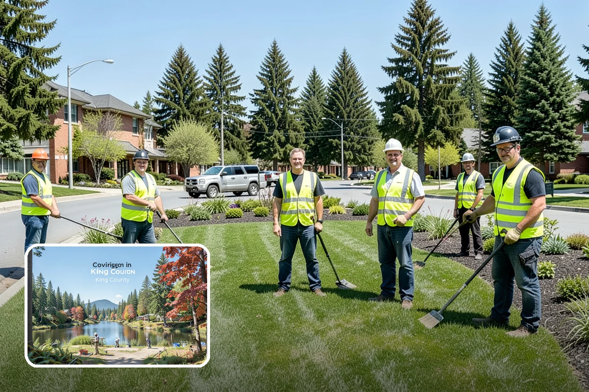 Drinking Fountain Installation in Covington, King County, WA - ADA hi-lo and bottle-filler compliance for public access