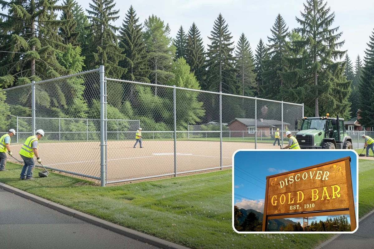 Drinking Fountain Installation in Gold Bar, Snohomish County, WA - ADA hi-lo and bottle-filler compliance for public access