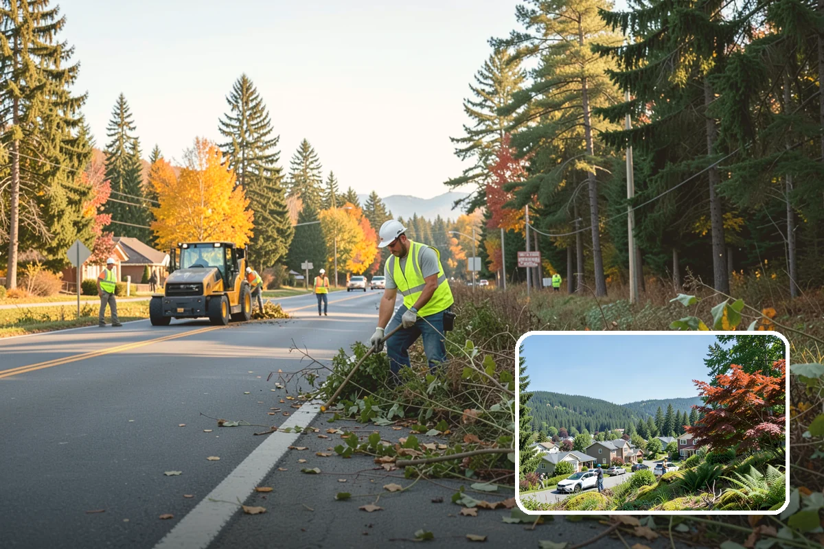 Drinking Fountain Installation in Index, Snohomish County, WA - ADA hi-lo and bottle-filler compliance for public access