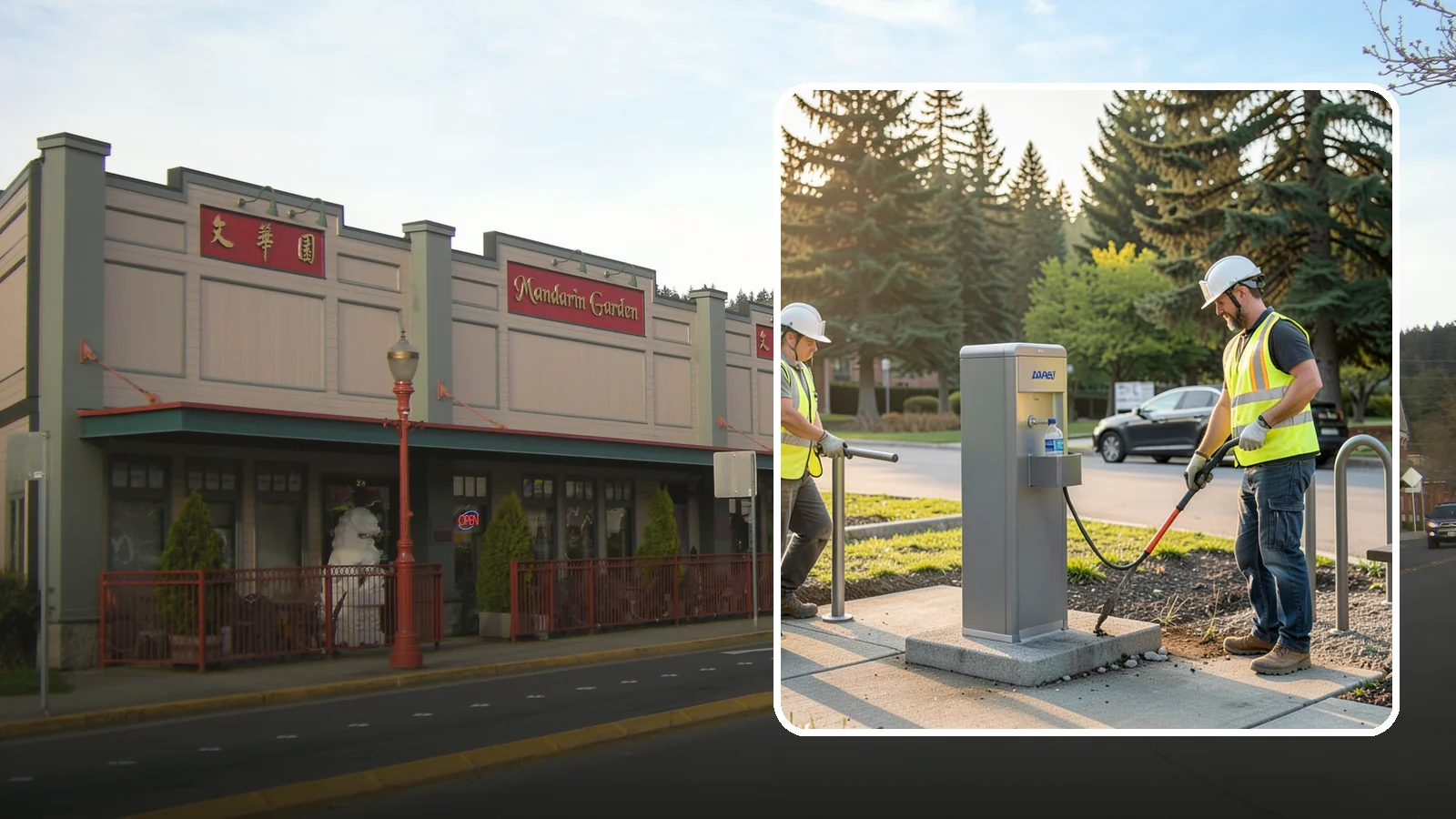 Drinking Fountain Installation in Issaquah, King County, WA - We install ADA-accessible drinking fountains with bottle fillers and, where needed, freeze protection.