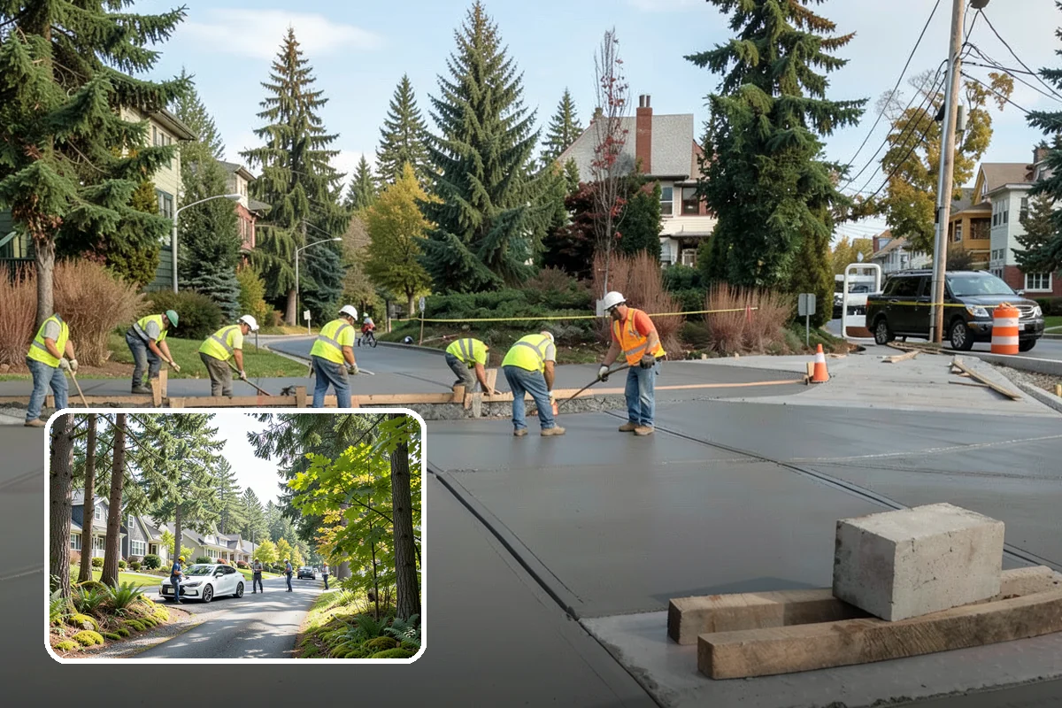 Drinking Fountain Installation in Normandy Park, King County, WA - ADA hi-lo and bottle-filler compliance for public access