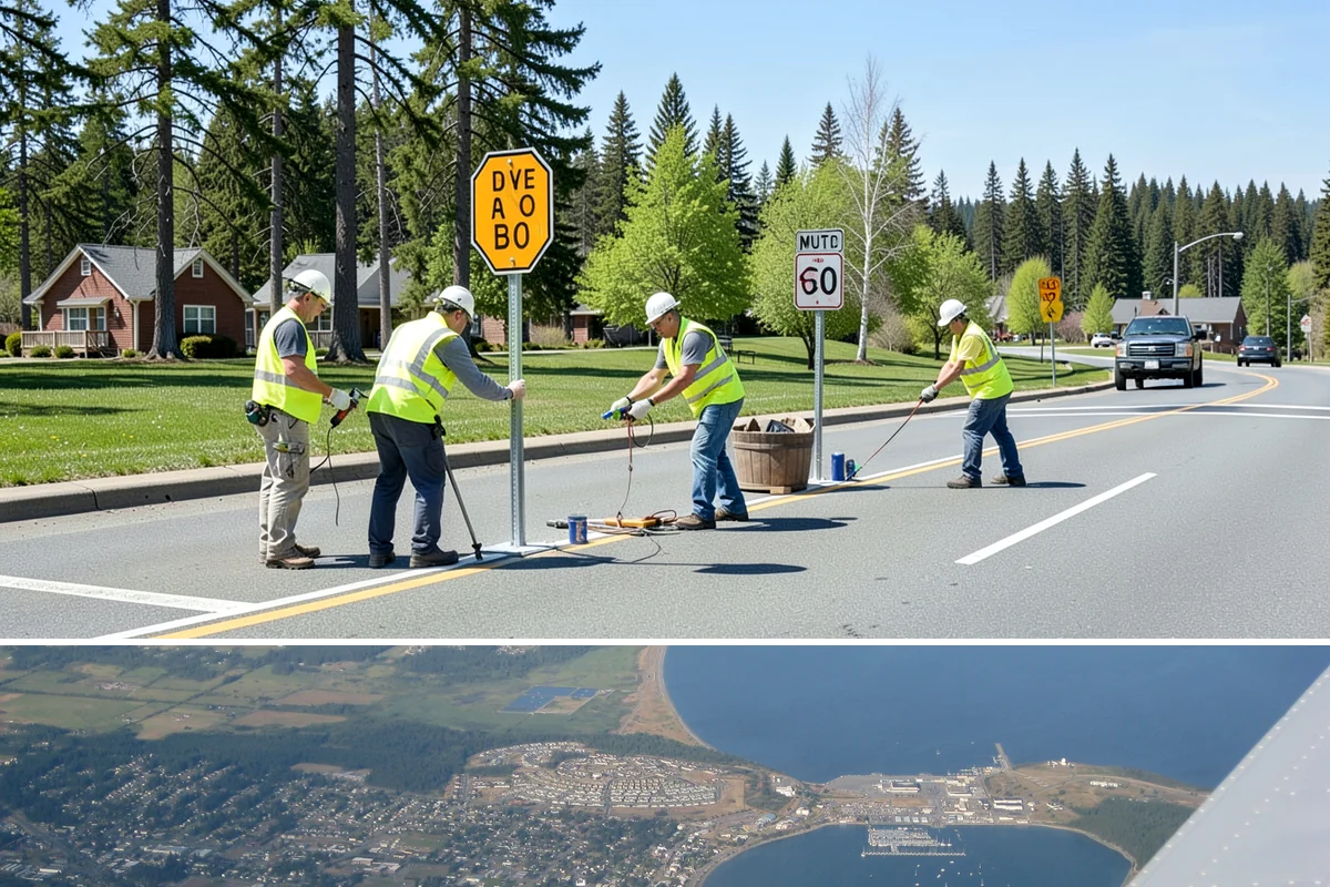 Drinking Fountain Installation in Oak Harbor, Island County, WA - Supply-line and pad work is best performed in drier months, and freeze-protection details are prioritized before the winter...