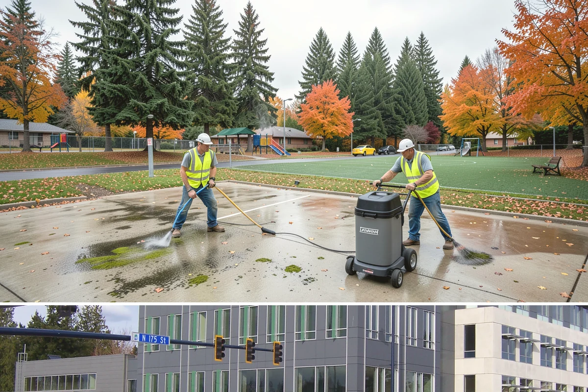 Drinking Fountain Installation in Shoreline, King County, WA - Supply-line and pad work is best performed in drier months, and freeze-protection details are prioritized before the winter...