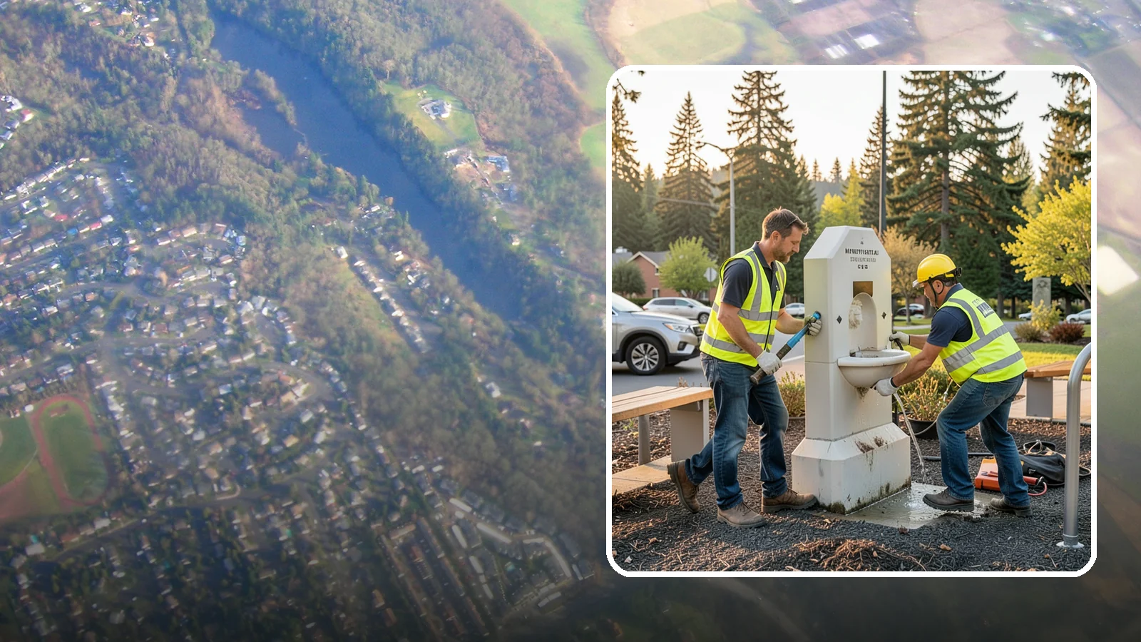 Drinking Fountain Repair in Algona, King County, WA - Repair of public drinking fountains and bottle fillers to restore function, flow, and accessibility compliance.