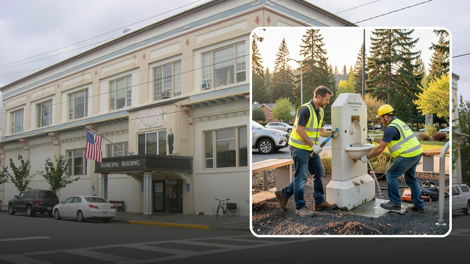 Drinking Fountain Repair in Anacortes, Skagit County, WA - Repair of public drinking fountains and bottle fillers to restore function, flow, and accessibility compliance.