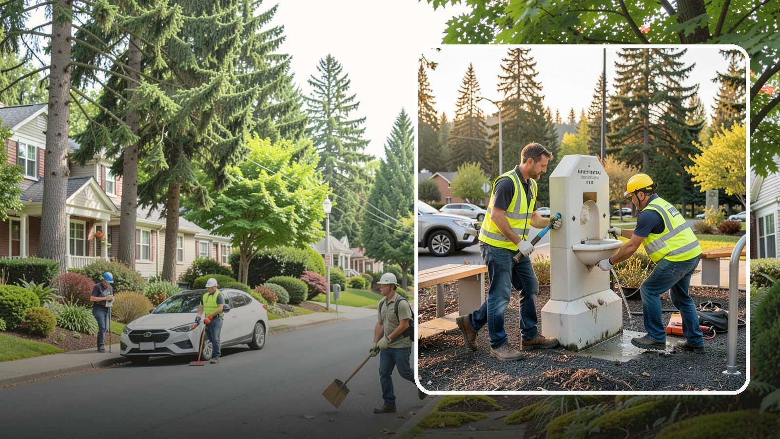 Drinking Fountain Repair in Beaux Arts Village, King County, WA - Repair of public drinking fountains and bottle fillers to restore function, flow, and accessibility compliance.