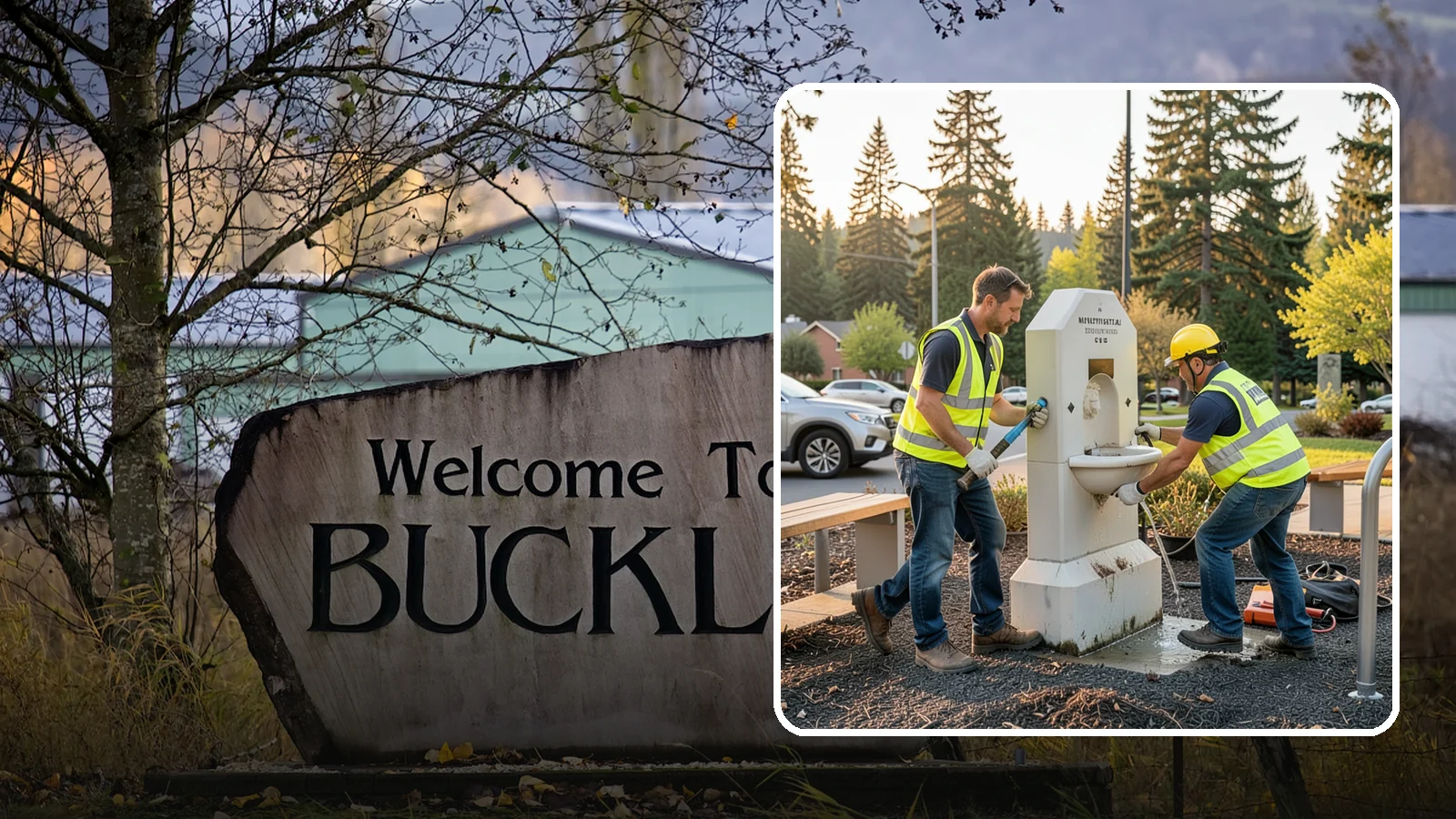Drinking Fountain Repair in Buckley, Pierce County, WA - Repair of public drinking fountains and bottle fillers to restore function, flow, and accessibility compliance.