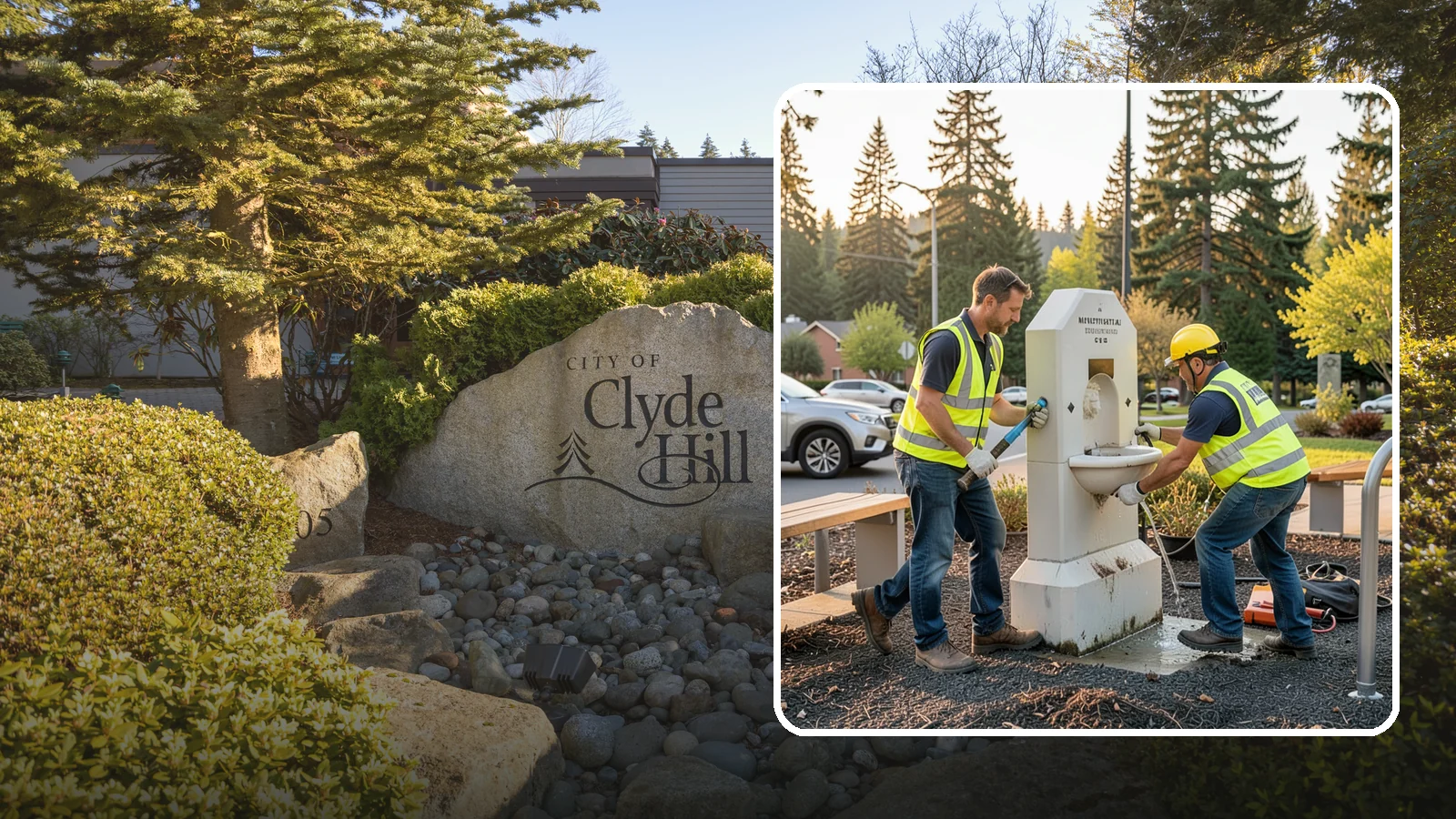 Drinking Fountain Repair in Clyde Hill, King County, WA - Repair of public drinking fountains and bottle fillers to restore function, flow, and accessibility compliance.