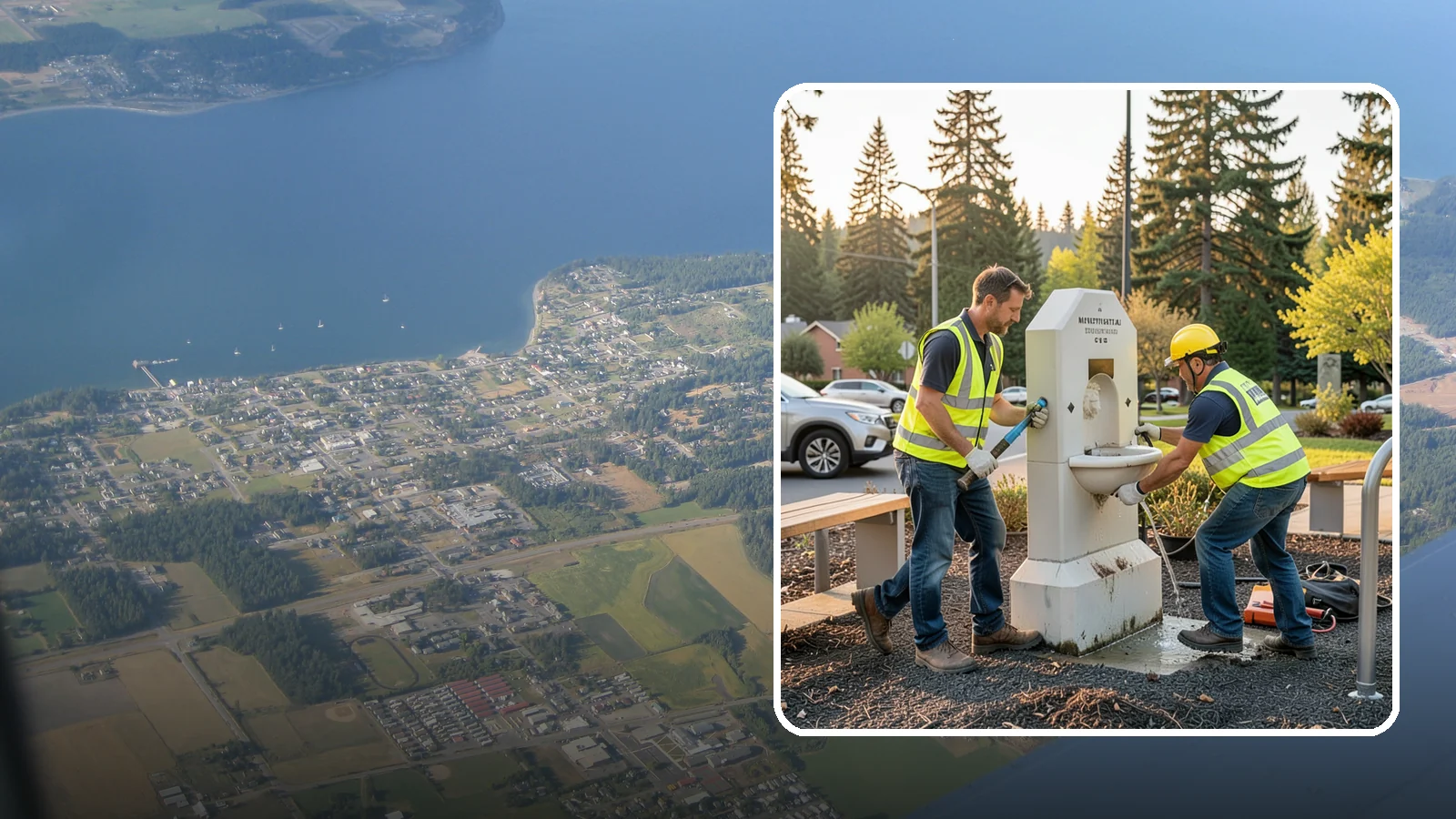 Drinking Fountain Repair in Coupeville, Island County, WA - Repair of public drinking fountains and bottle fillers to restore function, flow, and accessibility compliance.