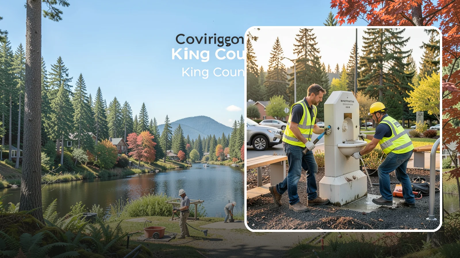 Drinking Fountain Repair in Covington, King County, WA - Repair of public drinking fountains and bottle fillers to restore function, flow, and accessibility compliance.