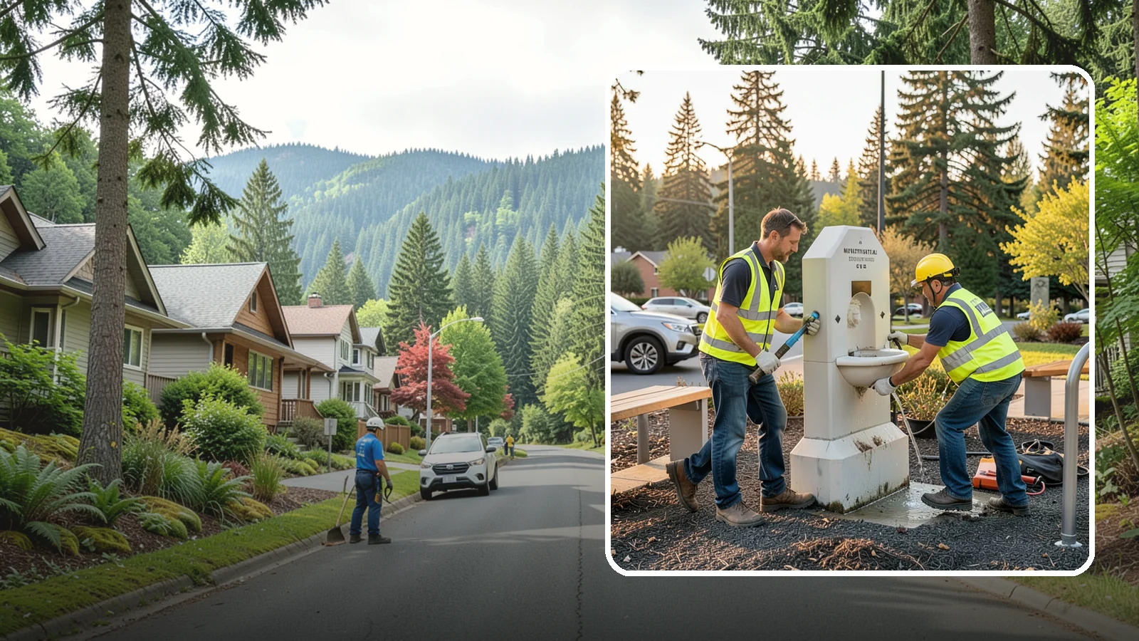 Drinking Fountain Repair in Darrington, Snohomish County, WA - Repair of public drinking fountains and bottle fillers to restore function, flow, and accessibility compliance.