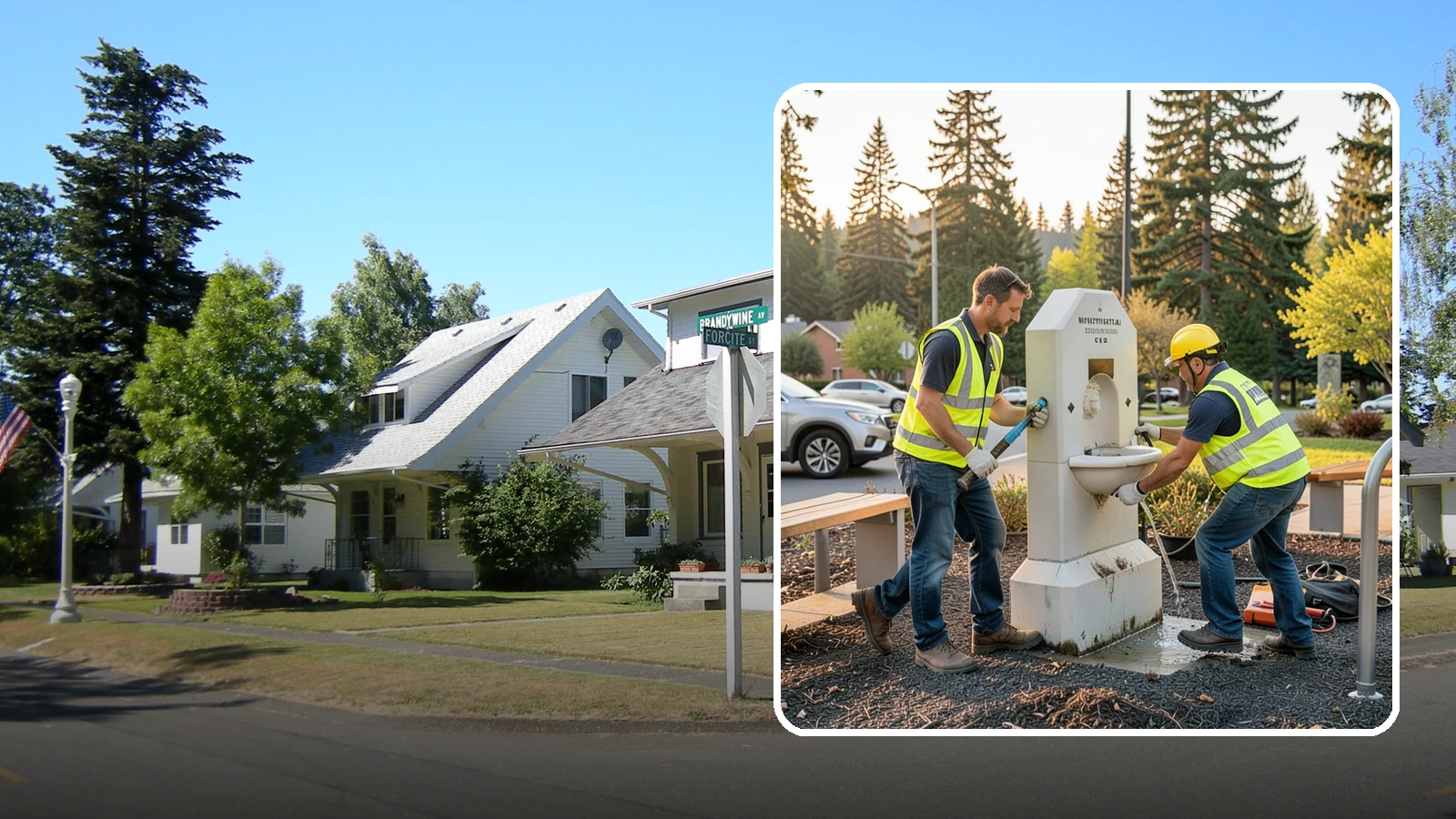 Drinking Fountain Repair in DuPont, Pierce County, WA - Repair of public drinking fountains and bottle fillers to restore function, flow, and accessibility compliance.
