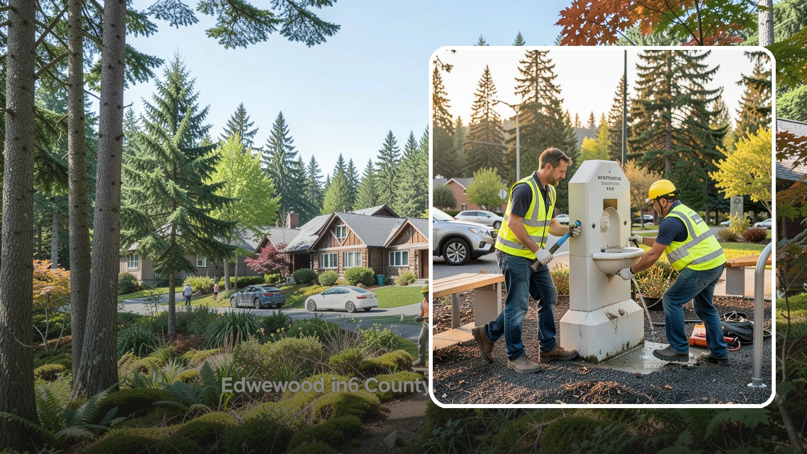 Drinking Fountain Repair in Edgewood, Pierce County, WA - Repair of public drinking fountains and bottle fillers to restore function, flow, and accessibility compliance.