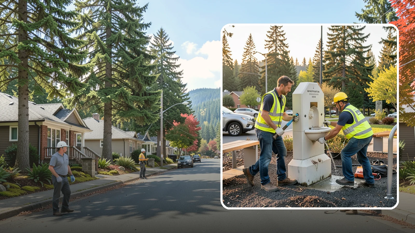 Drinking Fountain Repair in Hunts Point, King County, WA - Repair of public drinking fountains and bottle fillers to restore function, flow, and accessibility compliance.