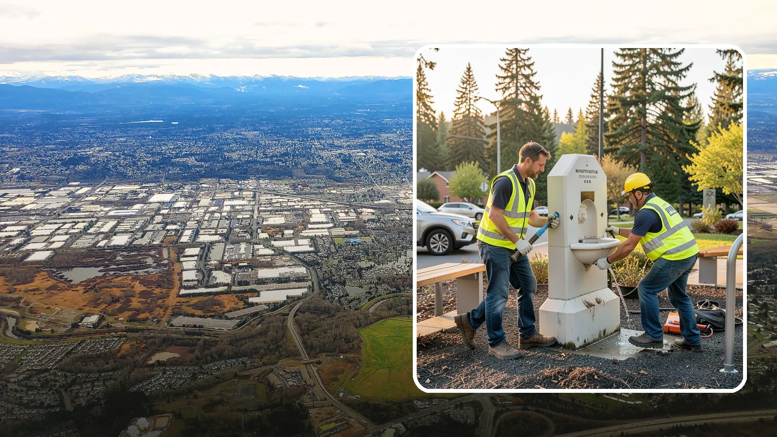 Drinking Fountain Repair in Kent, King County, WA - Repair of public drinking fountains and bottle fillers to restore function, flow, and accessibility compliance.