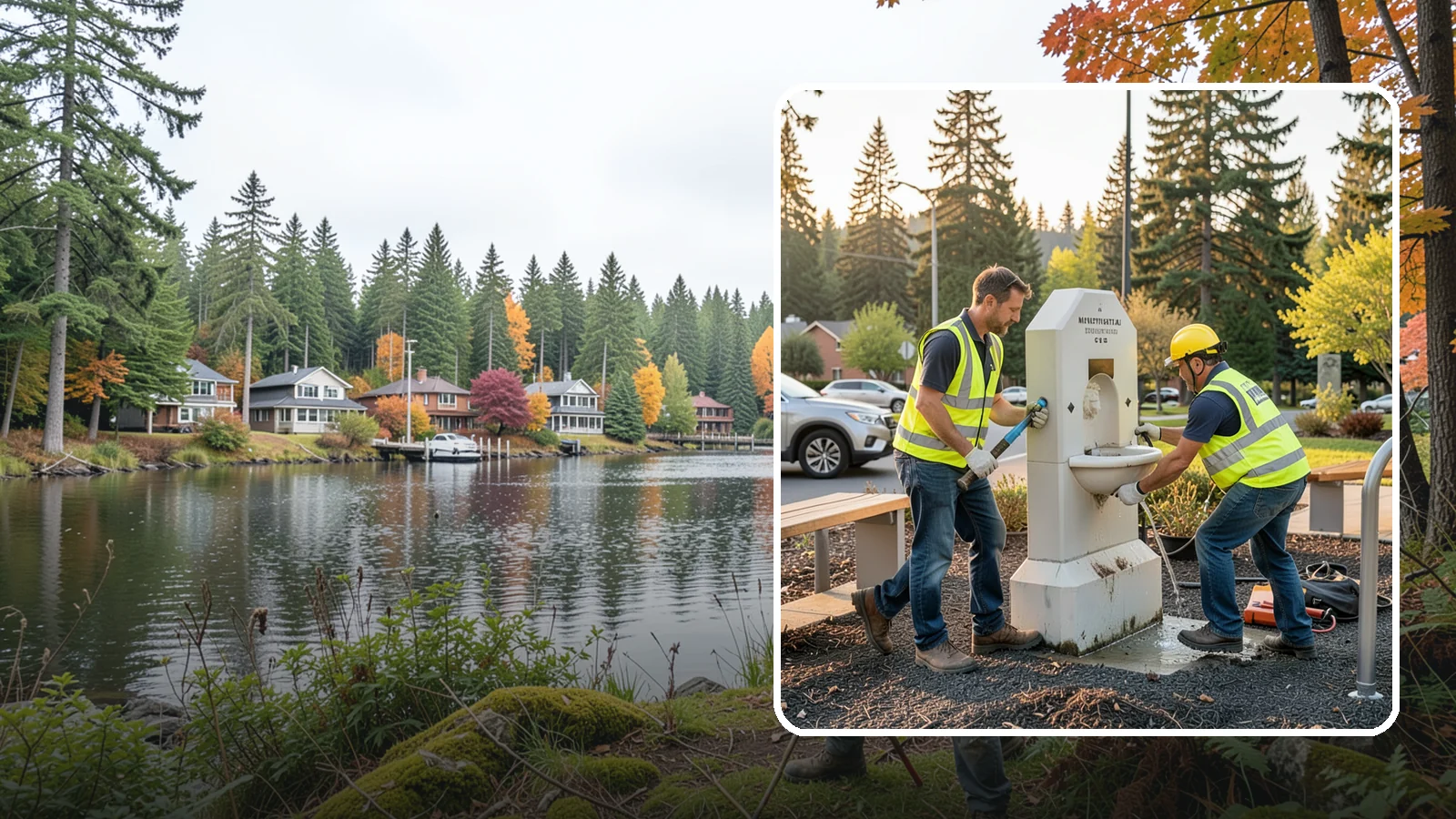 Drinking Fountain Repair in La Conner, Skagit County, WA - Repair of public drinking fountains and bottle fillers to restore function, flow, and accessibility compliance.