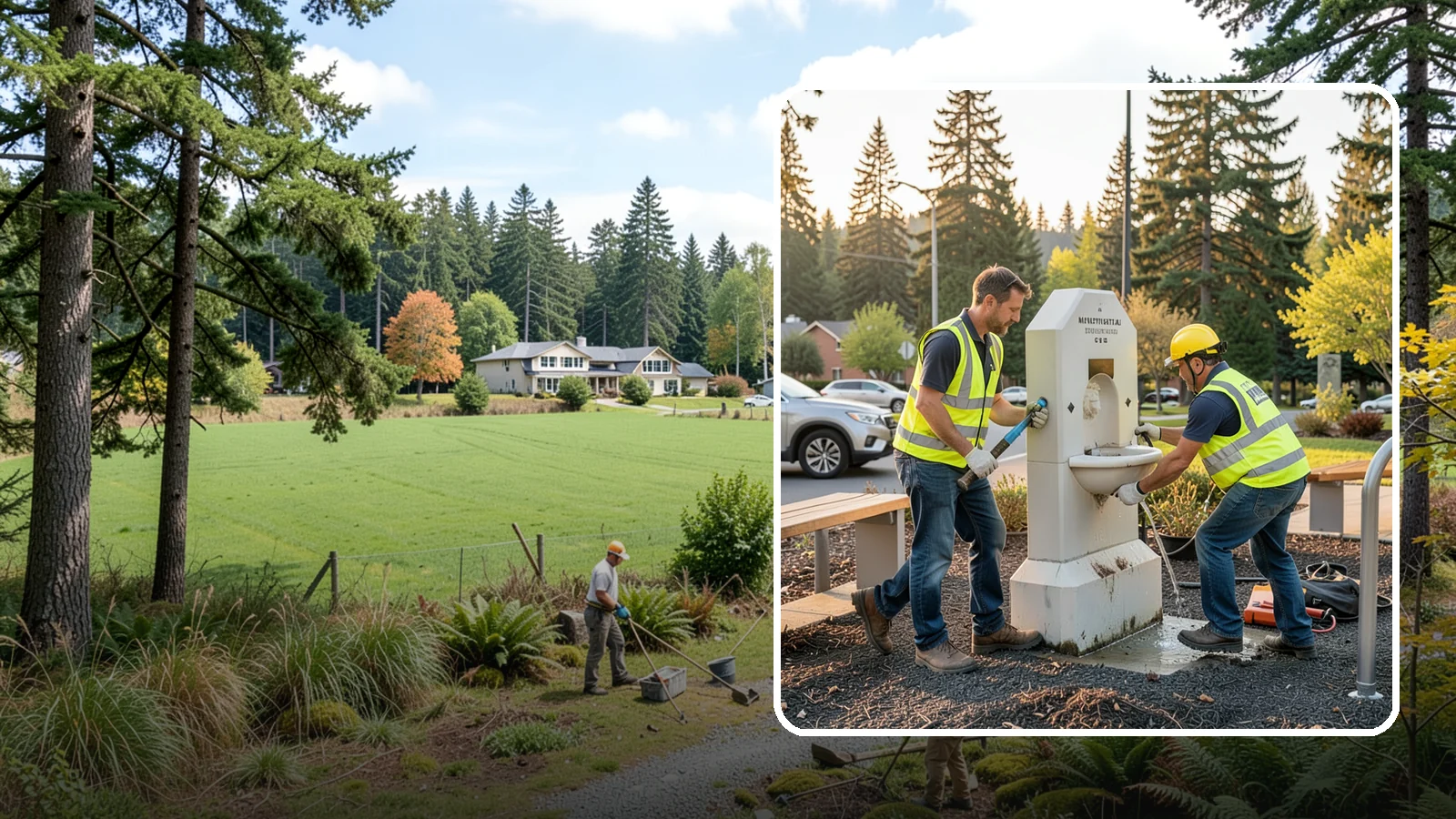 Drinking Fountain Repair in Lyman, Skagit County, WA - Repair of public drinking fountains and bottle fillers to restore function, flow, and accessibility compliance.